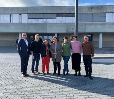 (v. l. n. r.): Herr Zengin, Herr Hambach, Frau Jacob, Frau Franke, Frau Baehr, Frau Fischer und Herr Kashtanjeva