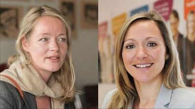 Thekla Walker (links), Jasmina Hostert (rechts)